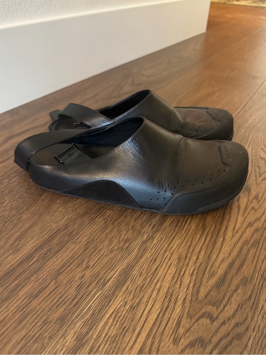 Marni Other - Marni Black Leather Slip-On Clogs with Back Strap